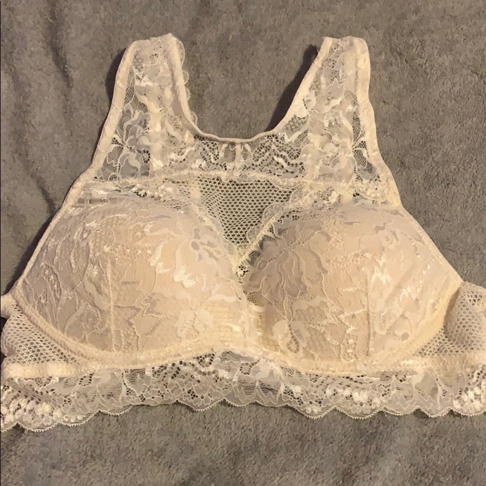 Cream bralette